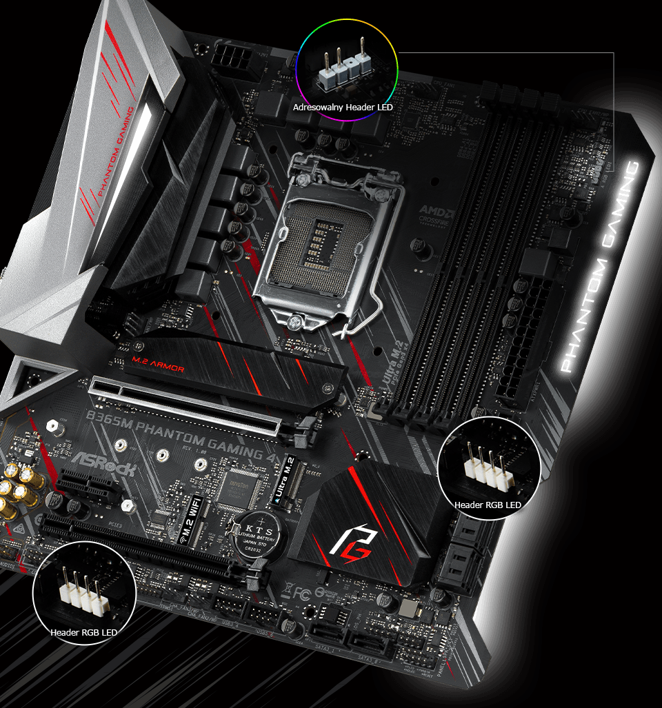 【動作確認済】B365M Phantom Gaming 4 ASRock | B365M Phantom Gaming 4